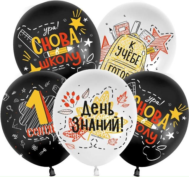 Шар (30 см) " День знаний"