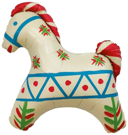 Фигура, Лошадка Русский узор (81 см)
