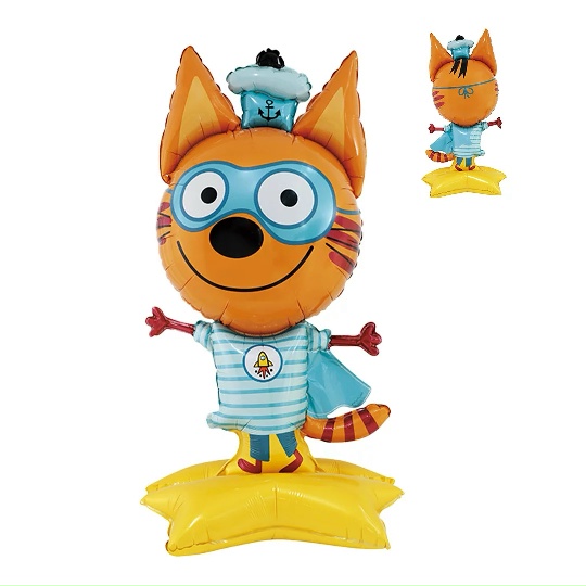 собственная Шар 3D (122 см) Фигура на подставке, Три Кота, Коржик