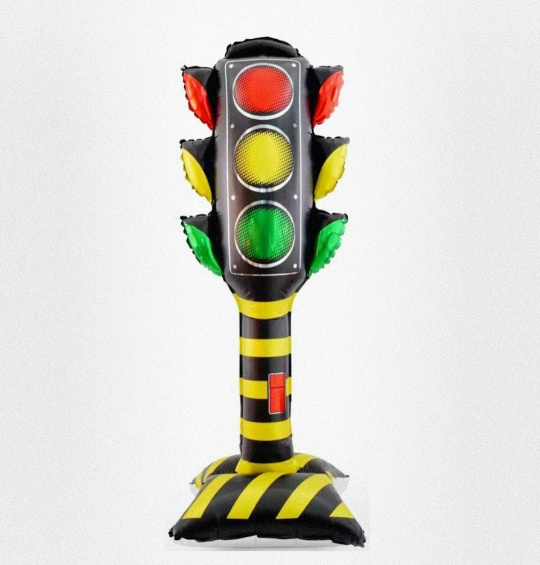 Шар 3D (59''/150 см) Фигура на подставке, Светофор