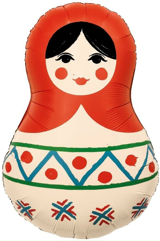 Шар Фигура, Матрешка (79 см)